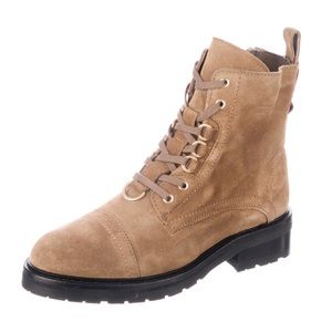 New All Saints Lira Hiker Suede Boots Booties